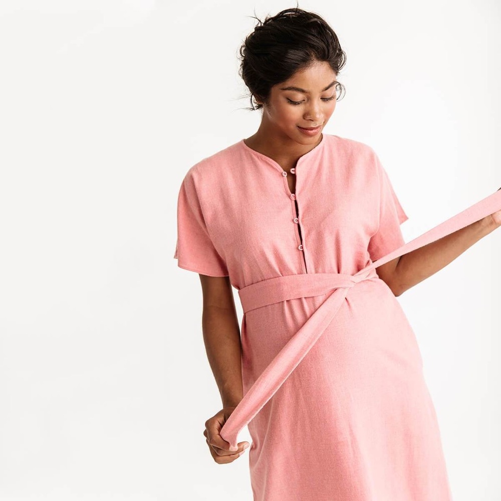 Storq caftan in pink